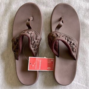 New Nike Bella Kai Thong 2 Slipper Sandal, Brown - Women’s 8